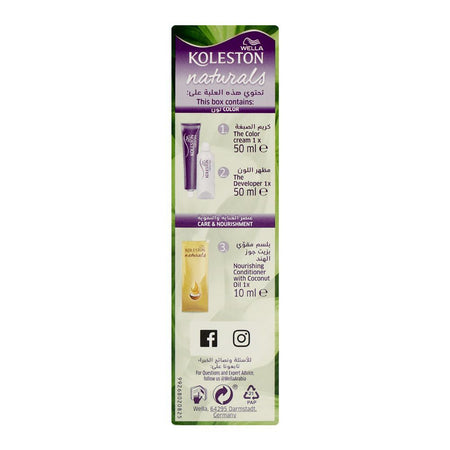 Wella Koleston Naturals Hair Color, 4/6 Plum Red - Image 2