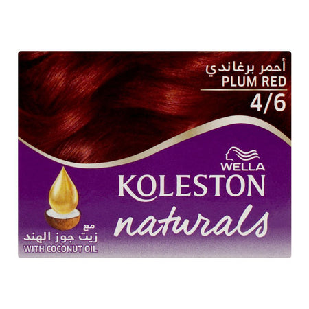 Wella Koleston Naturals Hair Color, 4/6 Plum Red - Image 5
