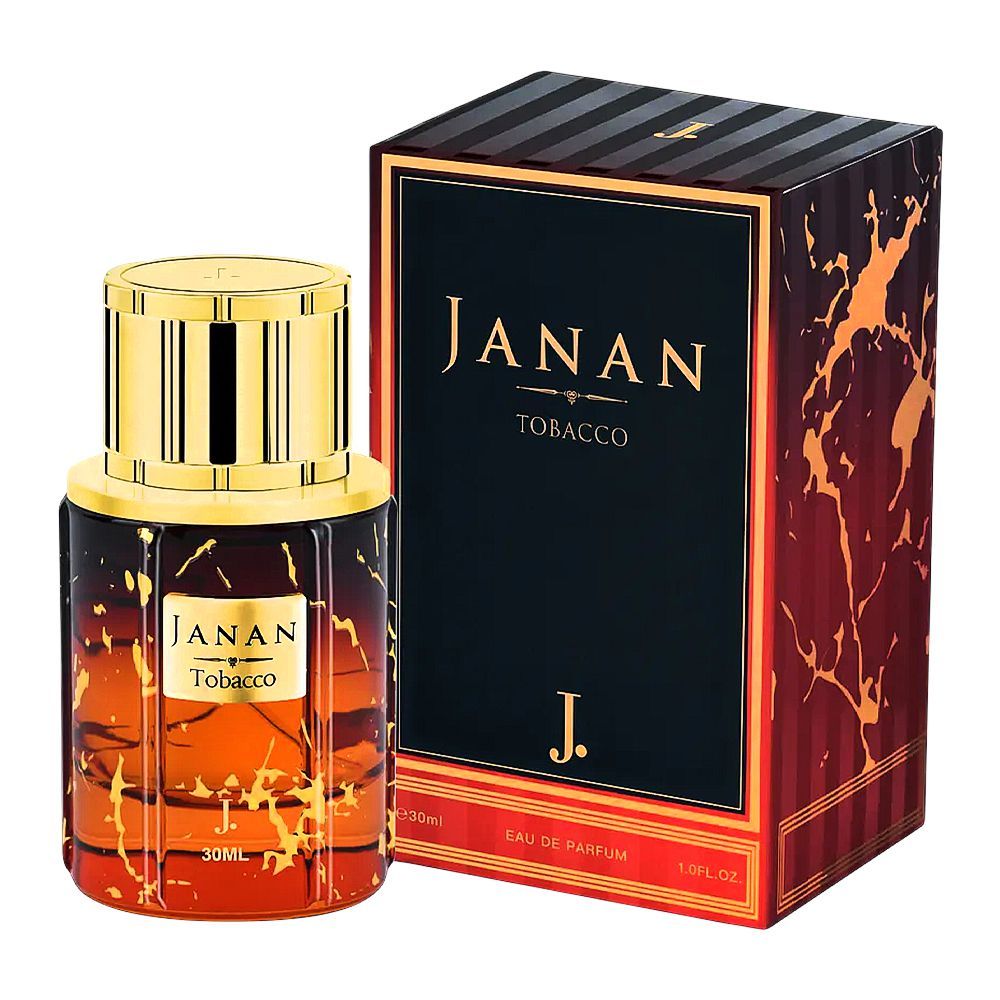 Junaid Jamshed J. Janan Tobacco, Eau De Parfum, For Men & Women, 30ml - Main Image