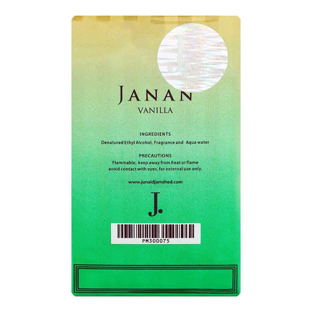 Junaid Jamshed J. Janan Vanilla, Eau De Parfum, For Men & Women, 30ml - Image 2