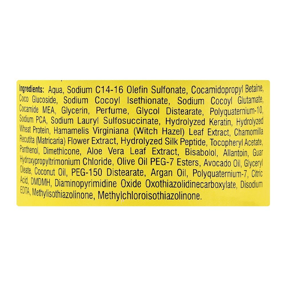 Cosmo Witch Hazel Chamomile + Allantoin Calming Shampoo, Paraben Free, For Thick & Stronger Hair, 480ml - Image 3