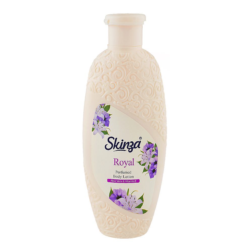 Skinza Royal Perfumed Body Lotion, Aloe Vera & Vitamin E, 220ml - Main Image