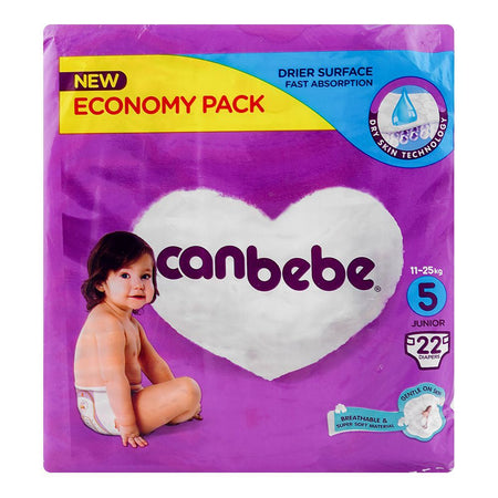 Canbebe Diapers Junior, No.5, 11-25KG, Economy Pack, 22-Pack - Main Image