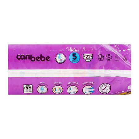Canbebe Diapers Junior, No.5, 11-25KG, Economy Pack, 22-Pack - Image 4