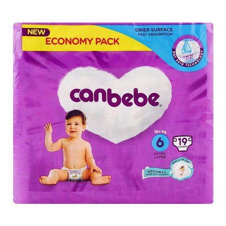 Canbebe Pant, No.6, Extra Large, 16+ KG, Economy Pack, 19-Pack - Main Image