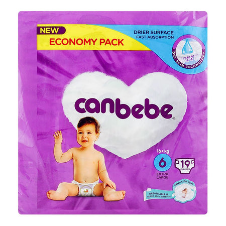 Canbebe Pant, No.6, Extra Large, 16+ KG, Economy Pack, 19-Pack - Image 2