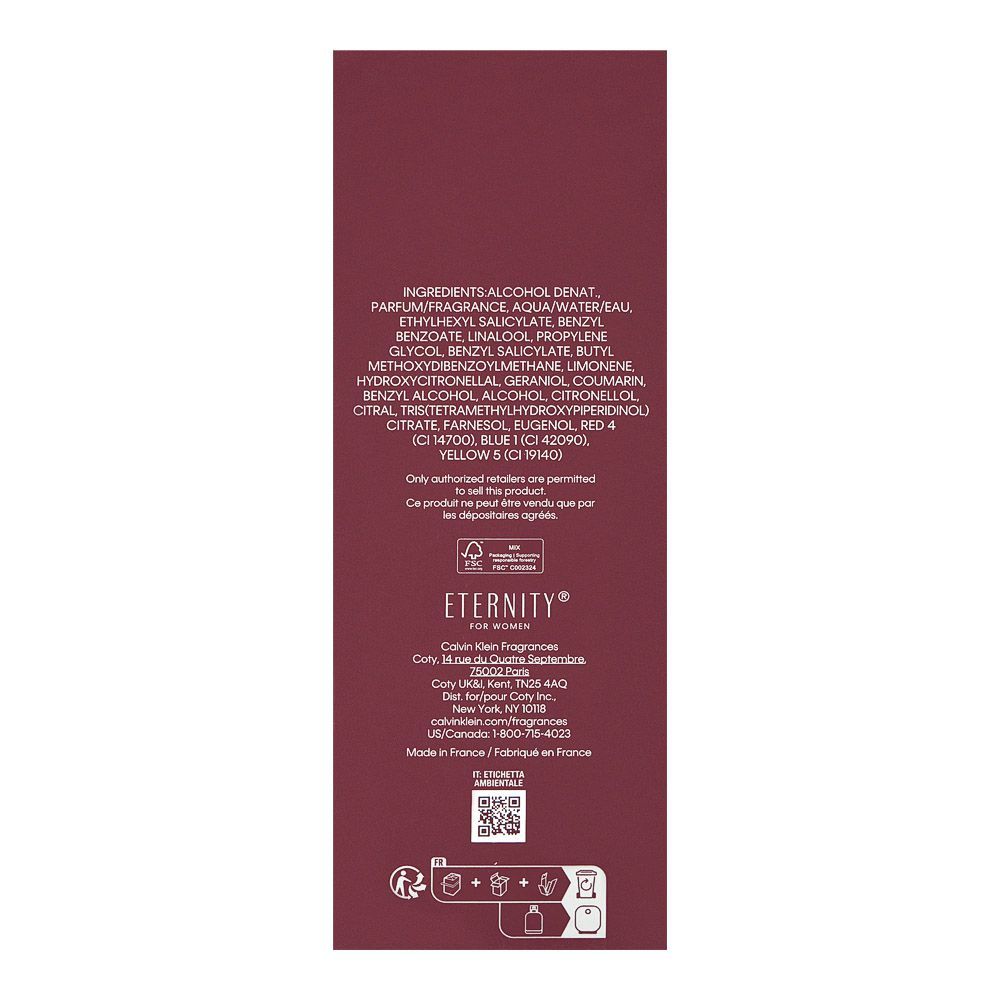 Calvin Klein Eternity For Women Amber Essence Intense Parfum, 100ml - Image 2