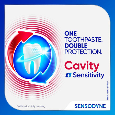 Sensodyne Cavity + Sensitivity 24H Dual Protection Toothpaste, 100g - Image 5