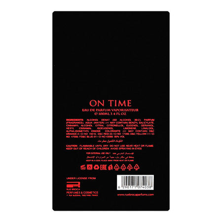 Rue Broca On Time Red, Eau De Parfum, For Women, 100ml - Image 3