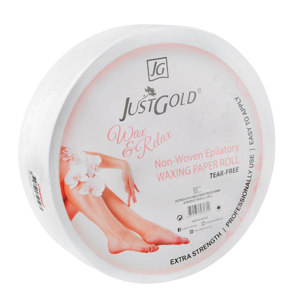Just Gold Non-Woven Epilatory Waxing Paper Roll, Tear Free, JG-131 - Main Image