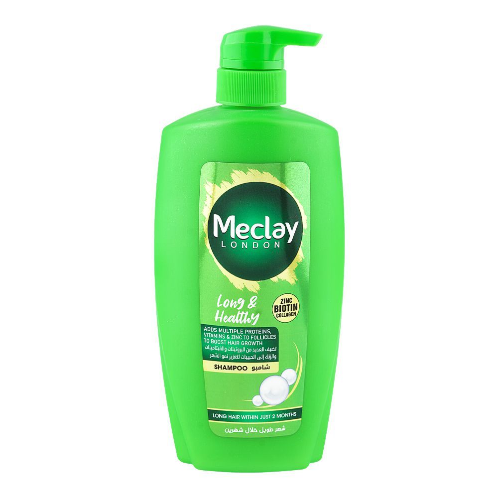 Meclay London Zinc Biotin Collagen Long & Healthy Shampoo, For Long Hair, 660ml - Main Image