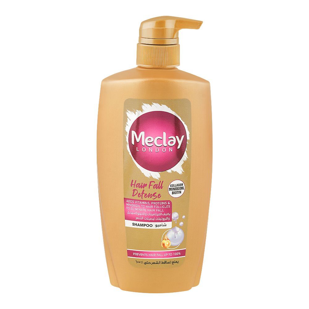 Meclay London Collagen Minoxidil Biotin Hair Fall Defense Shampoo, Sulfate Free, For Hair Fall, 660ml - Main Image