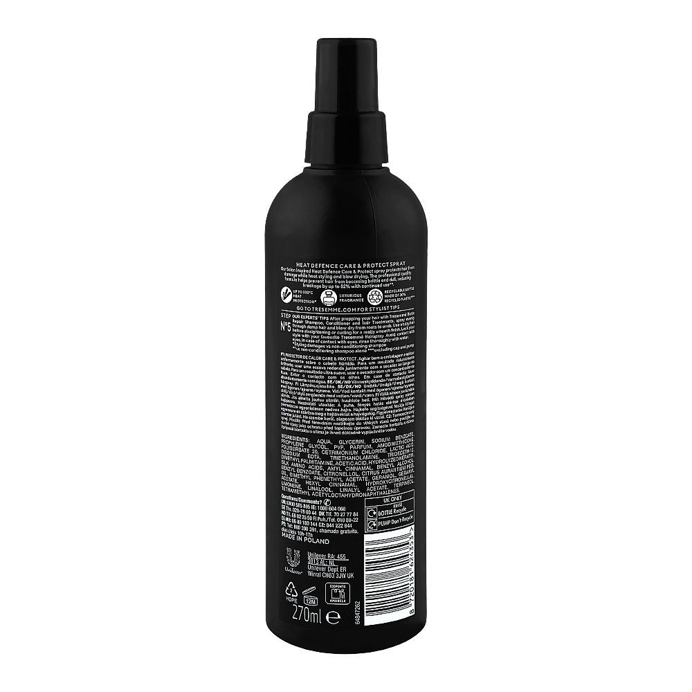 Tresemme Heat Defence Care & Protect Spray, For All Types Of Hair, 270ml - Image 2