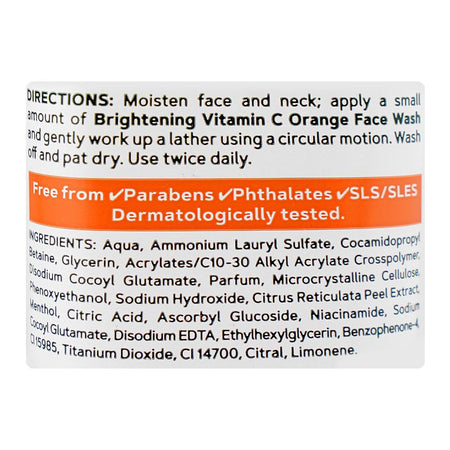 Himalaya Brightening Orange Face Wash, Vitamin C, For All Types Of Skin, 100ml - Image 3