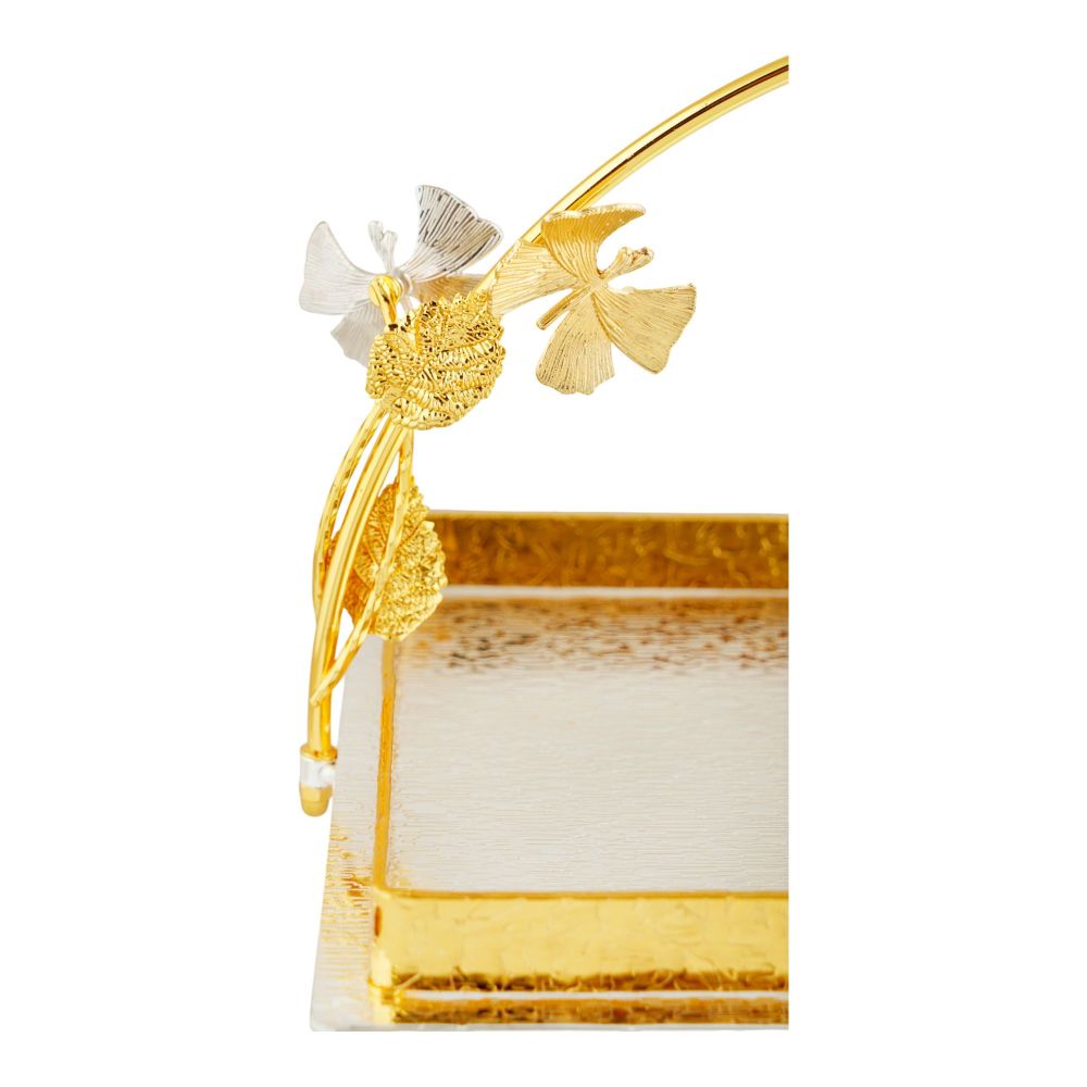 More & More Rectangular Platter, Small, Golden/Silver, BA-71 - Image 4