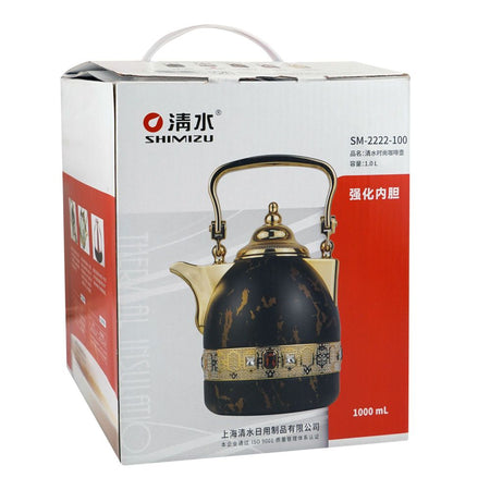 More & More Thermos, Black, 1 Liter, S-01 - Image 4