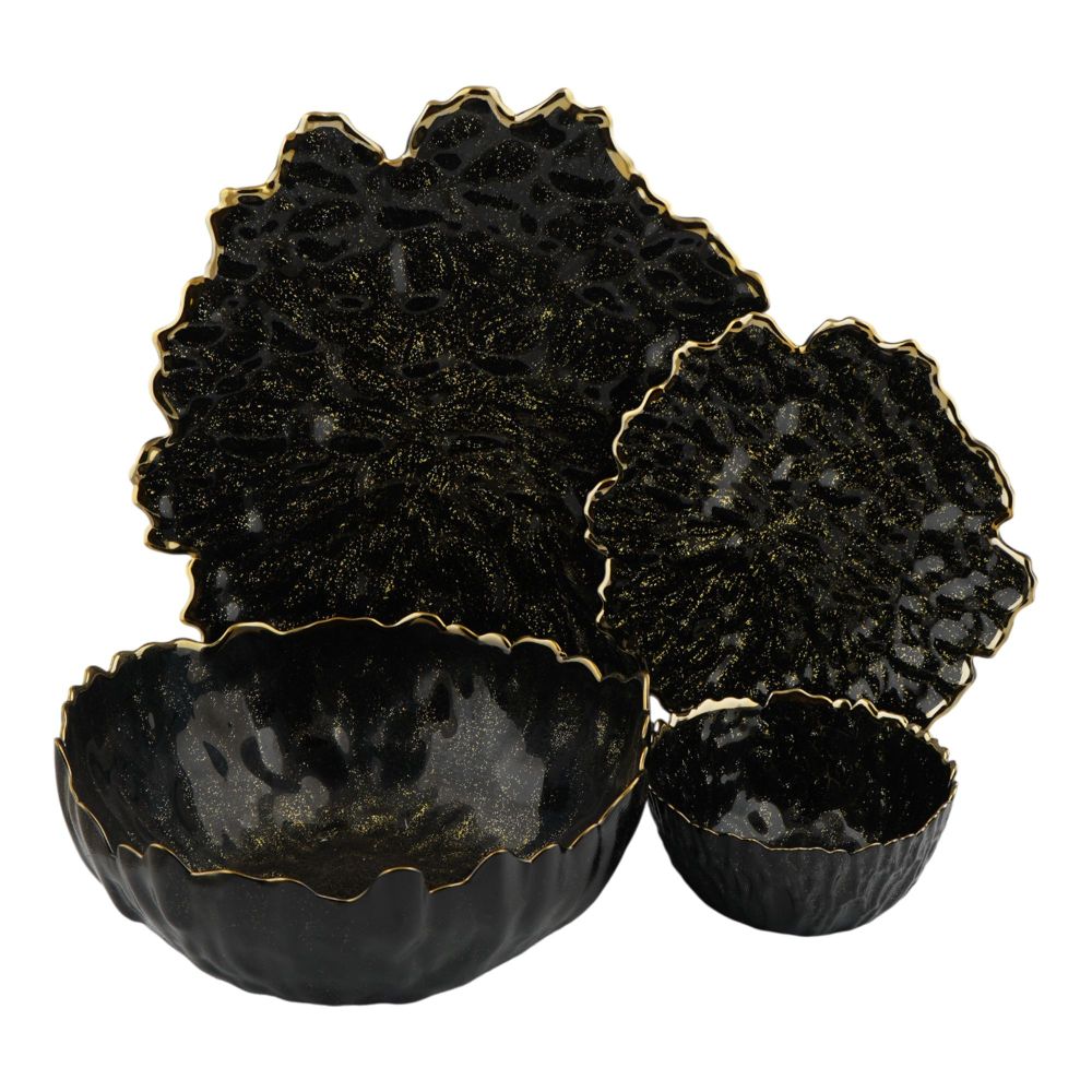 More & More Cake & Fruit Set, Black, CF-03, 4-Pack - Main Image
