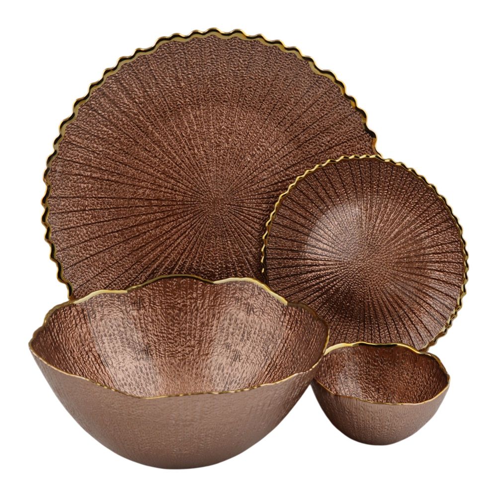 More & More Cake & Fruit Set, Brown, CF-07, 4-Pack - Main Image