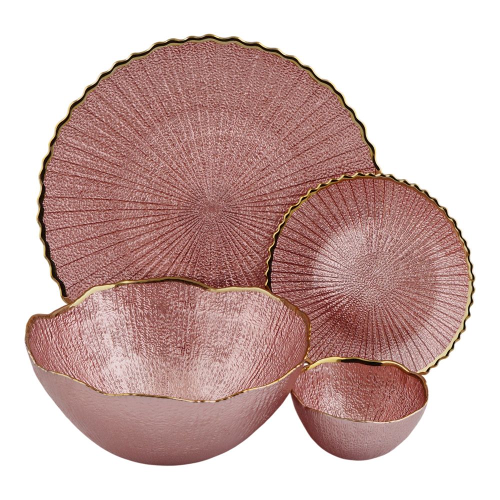 More & More Cake & Fruit Set, Pink, CF-09, 4-Pack - Main Image