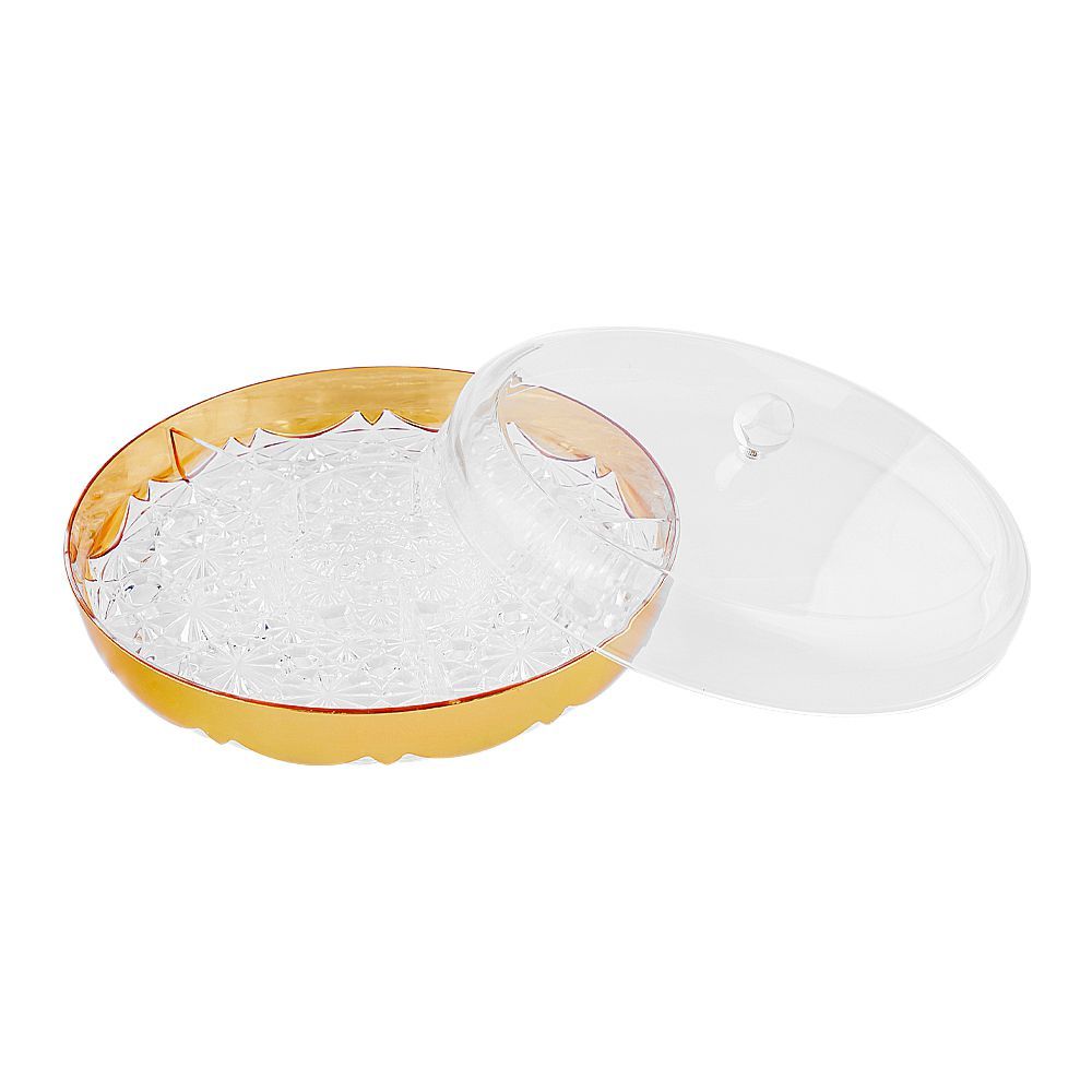 More & More Golden Line Dry Fruit Dish, Large, 244 - Image 2