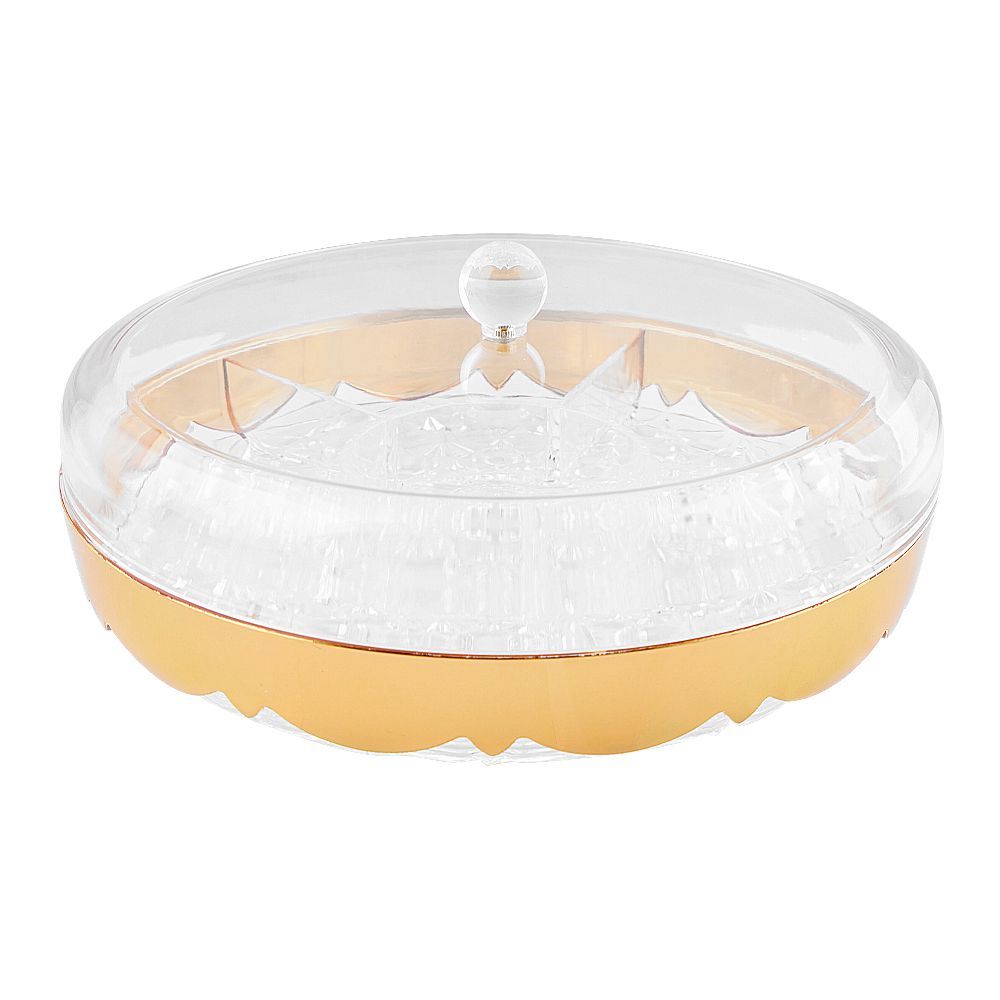 More & More Golden Line Dry Fruit Dish, Large, 246 - Main Image