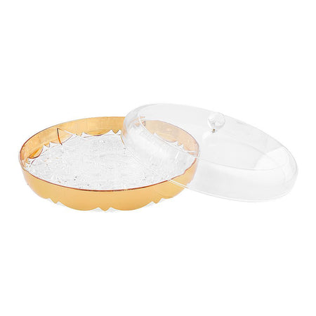 More & More Golden Line Dry Fruit Dish, Large, 246 - Image 2