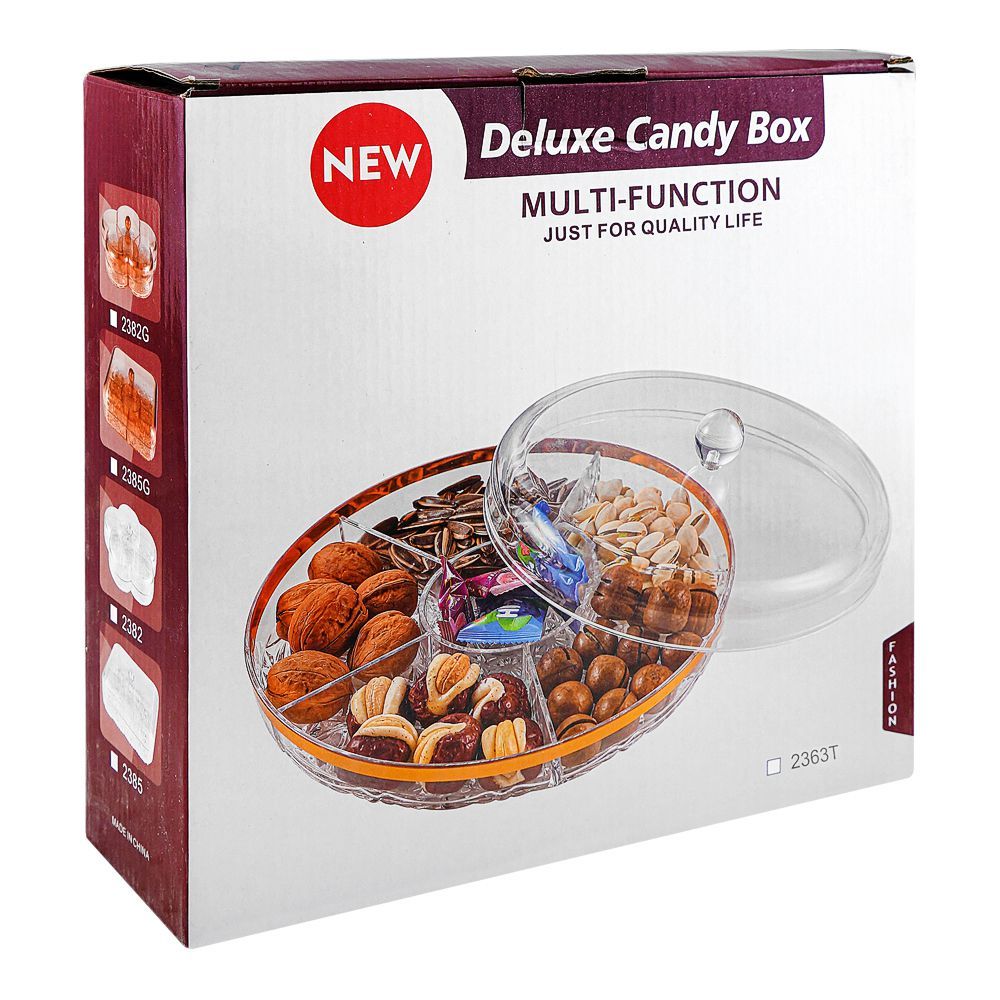 More & More Golden Line Dry Fruit Dish, Large, 246 - Image 3