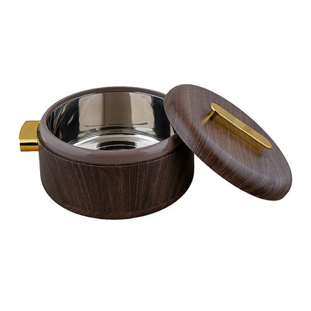 More & More Marble Hotpot Set, Dark Wood, E89135T, 1 + 2 + 3.5 Liters, 3-Pack - Image 2