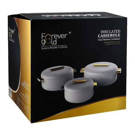 More & More Marble Hotpot Set, Dark Wood, E89135T, 1 + 2 + 3.5 Liters, 3-Pack - Image 3