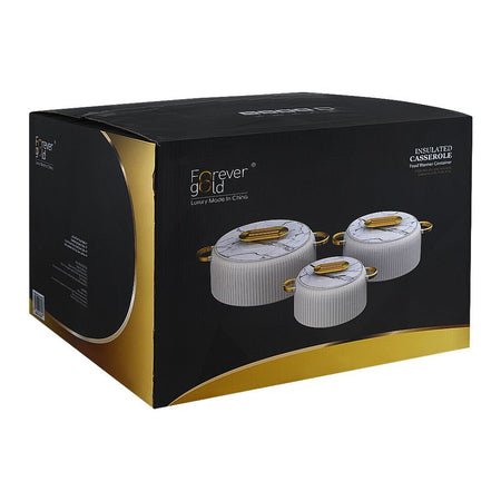 More & More Hotpot Set, Black, EK, 2 + 4 + 6.5 Liters, 3-Pack - Image 3