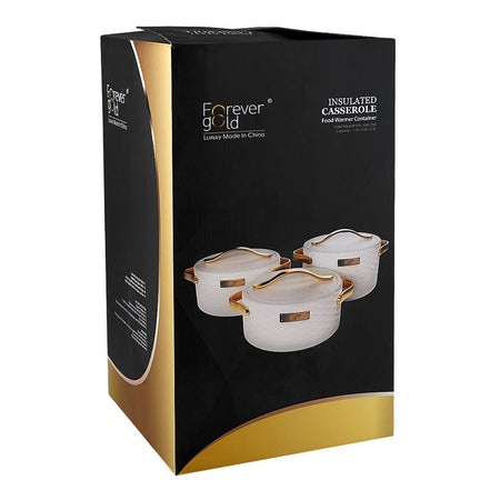 More & More Hotpot Set, Red, EHP, 1.5 + 2 + 2.5 Liters, 3-Pack - Image 3