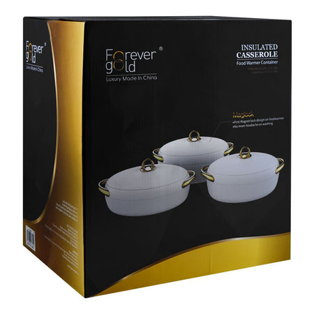 More & More Hotpot Set, Black, EC915, 2 + 2.5 + 3 Liters, 3-Pack - Image 3