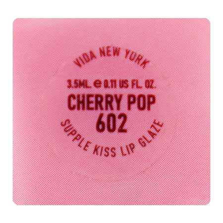 Vi'da New York Supple Kiss Lip Glaze, 602 Cherry Pop, 3.5ml - Image 7