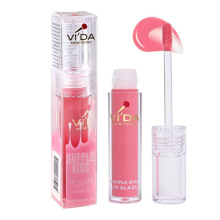 Vi'da New York Supple Kiss Lip Glaze, 804 Fairy Floss, 3.5ml - Image 4