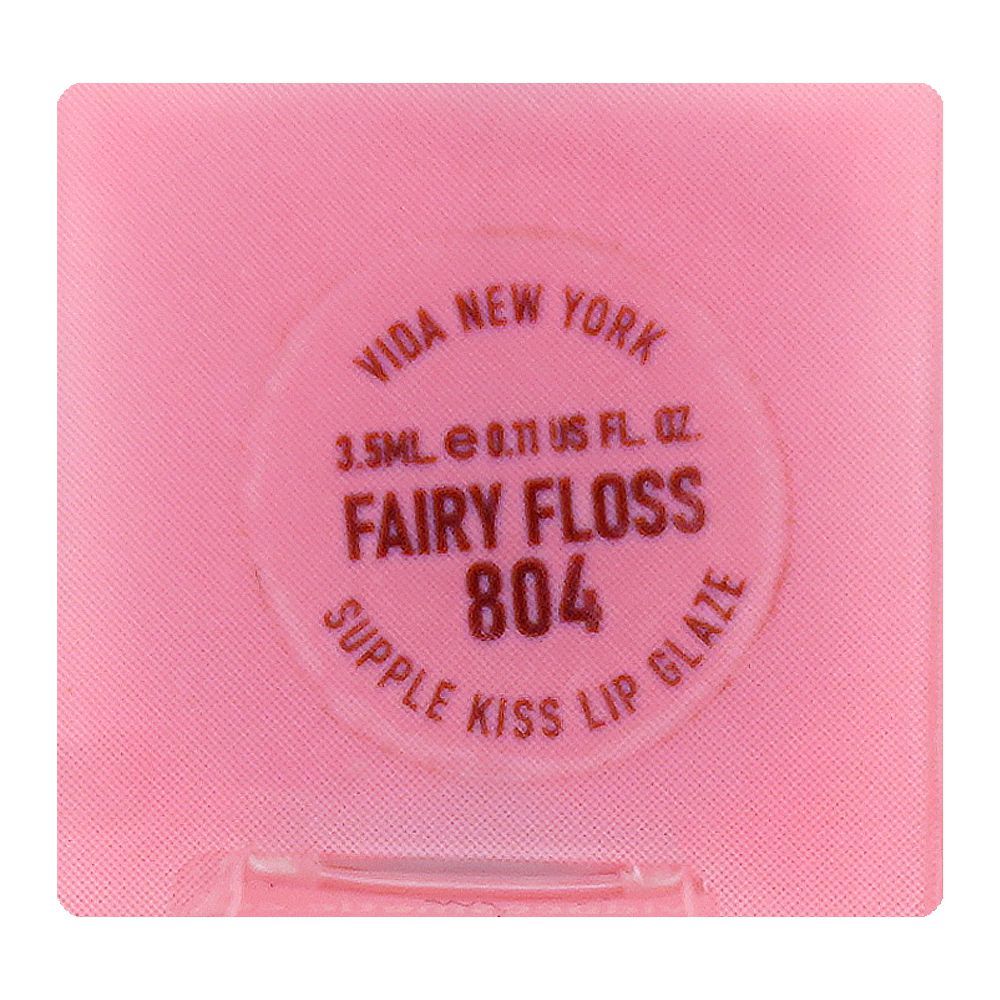 Vi'da New York Supple Kiss Lip Glaze, 804 Fairy Floss, 3.5ml - Image 8
