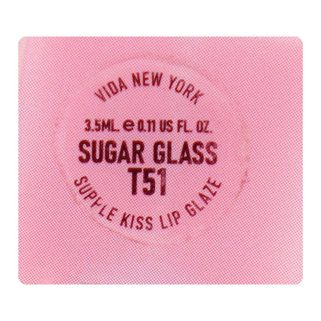 Vi'da New York Supple Kiss Lip Glaze, T51 Sugar Glass, 3.5ml - Image 4