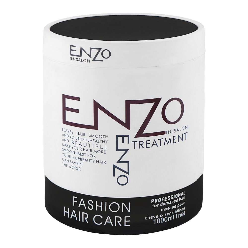 Enzo In-Salon Professional Hair Treatment, For Damaged Hair, 1000ml - Main Image