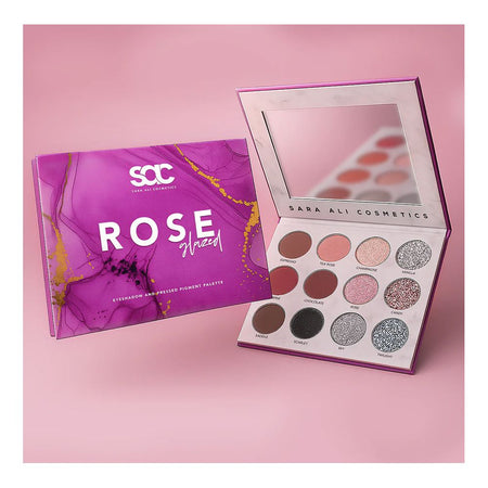 Sara Ali Rose Glazed Eyeshadow And Pressed Pigment Palette, 12-Pack - Image 2