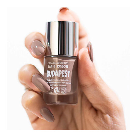 Sara Ali Nail Colour Long Wear Lacquer, Budapest, 12ml - Image 2