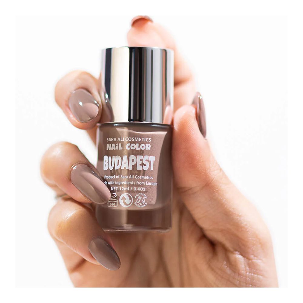 Sara Ali Nail Colour Long Wear Lacquer, Budapest, 12ml - Image 2