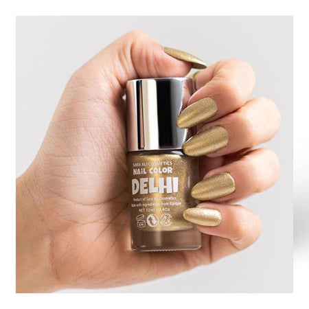 Sara Ali Nail Colour Long Wear Lacquer, Delhi, 12ml - Image 2