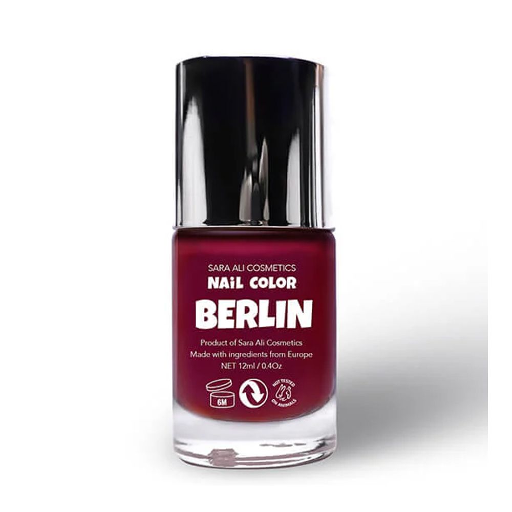Sara Ali Nail Colour Long Wear Lacquer, Berlin, 12ml - Main Image