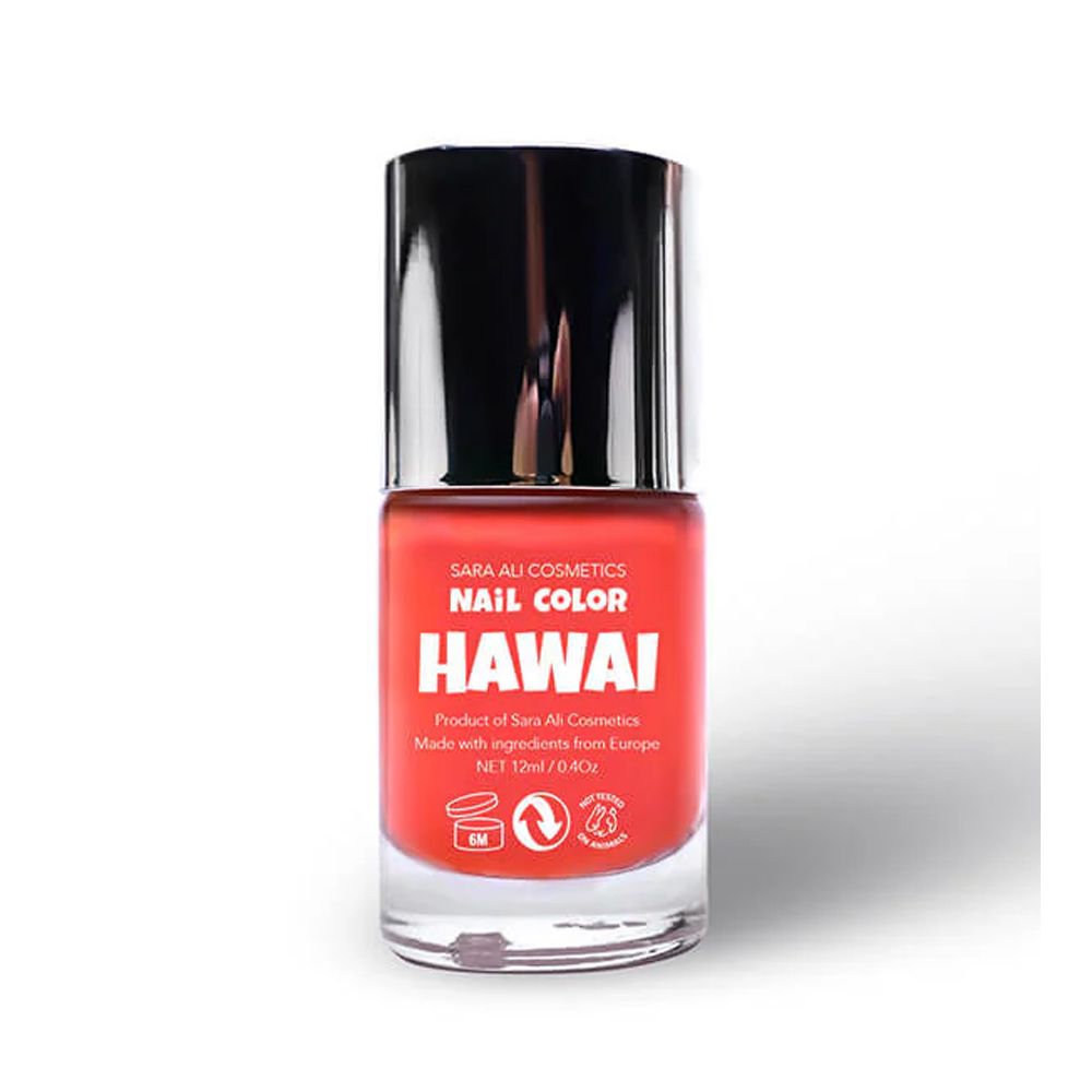 Sara Ali Nail Colour Long Wear Lacquer, Hawai, 12ml - Main Image
