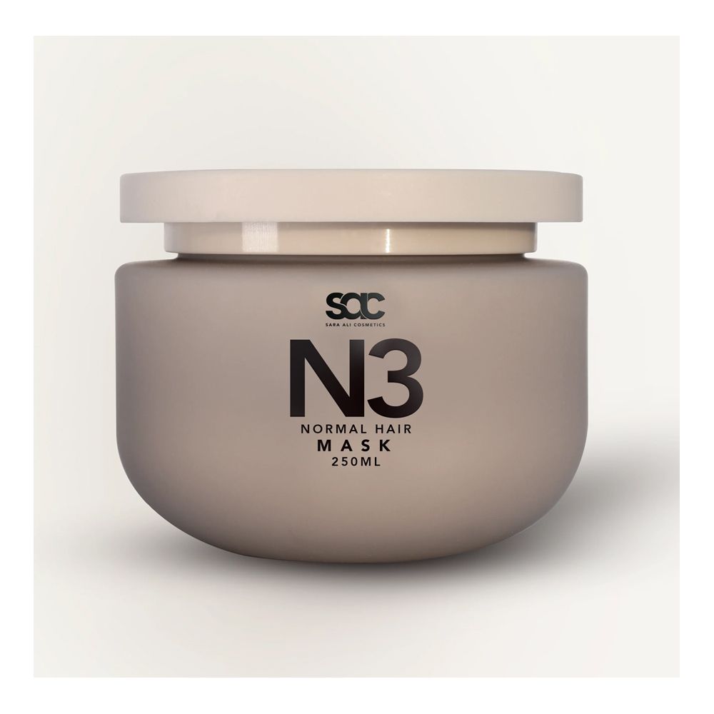 Sara Ali N3 Normal Hair Mask, Steartrimonium Chloride, Grapefruit Fruit Extract, For Normal Hair, 250ml - Main Image