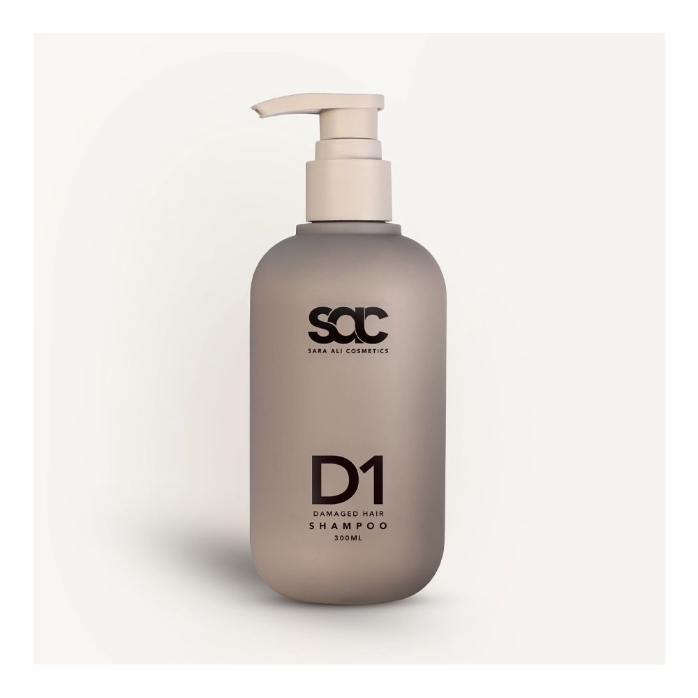 Sara Ali D1 Damaged Hair Shampoo, Cocamide Mea, Citric Acid, For Damaged Hair, 300ml - Main Image