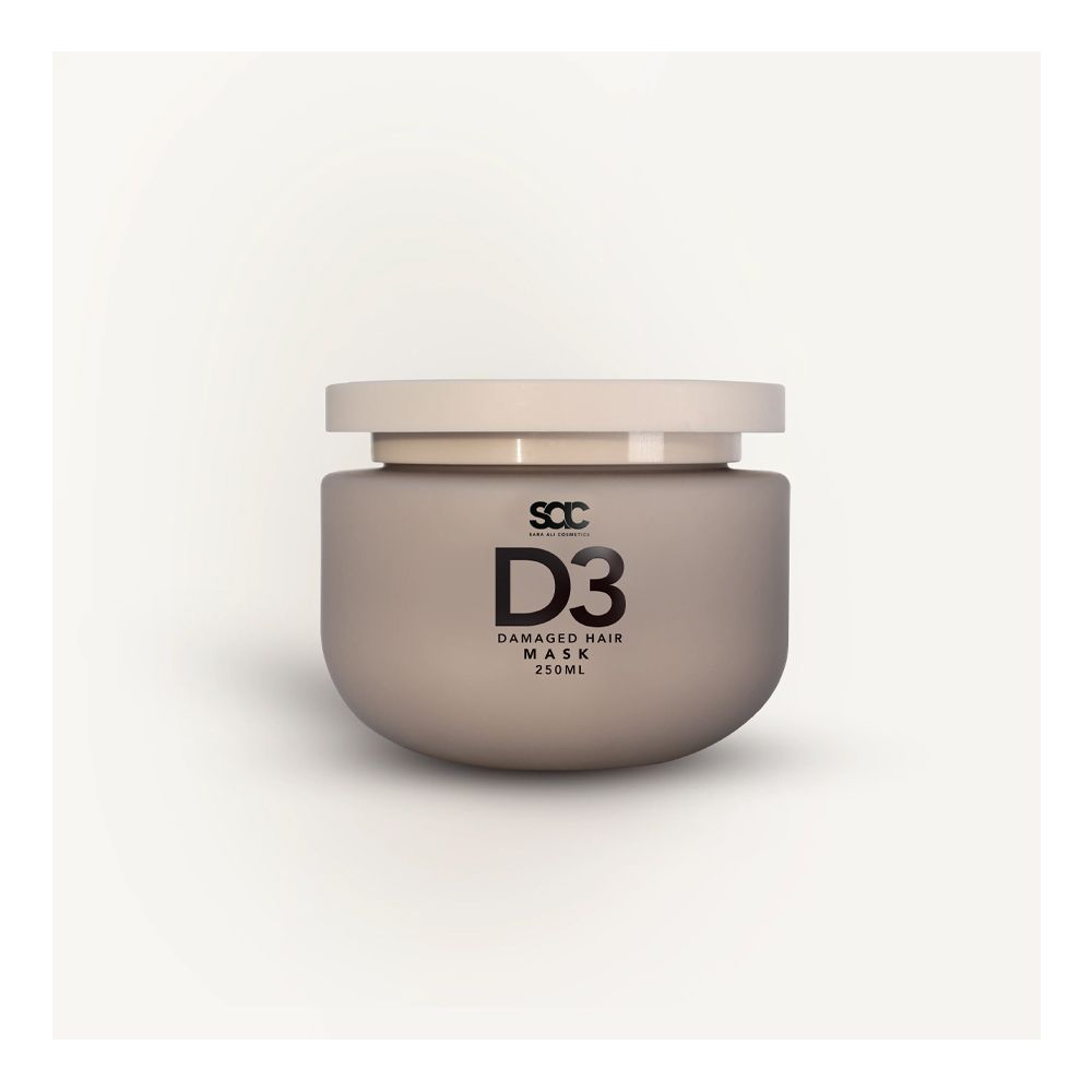 Sara Ali D3 Damaged Hair Mask, Cetearyl Alcohol, Sodium Phosphate, For Damaged Hair, 250ml - Main Image