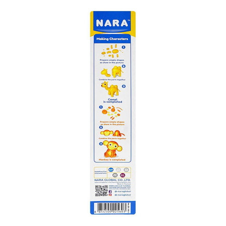 Nara Modelling Clay, Gluten Free, Non-Toxic, 3 Years+ NA-BX-100-10's, 100g - Image 2
