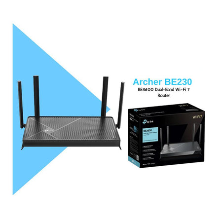 TP-Link BE3600 Dual-Band Wi-Fi 7 Router, 3.6 Gbps, 4 X External Antennas, Archer BE230 - Image 4