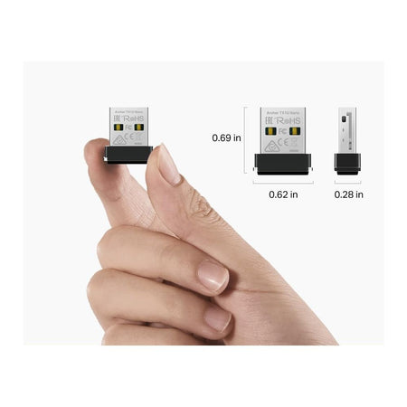 TP-Link AX300 Nano Wi-Fi 6 USB Adapter, 287 Mbps, Archer TX1U Nano - Image 4