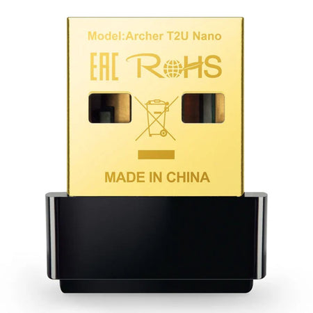 TP-Link AC600 Nano Dual Band Wi-Fi USB Adapter, 433 Mbps, Archer T2U Nano - Main Image